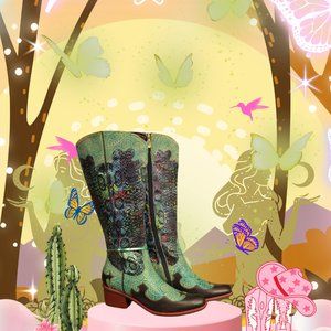 L'Artiste Women's Rodeo Boot - Turquoi